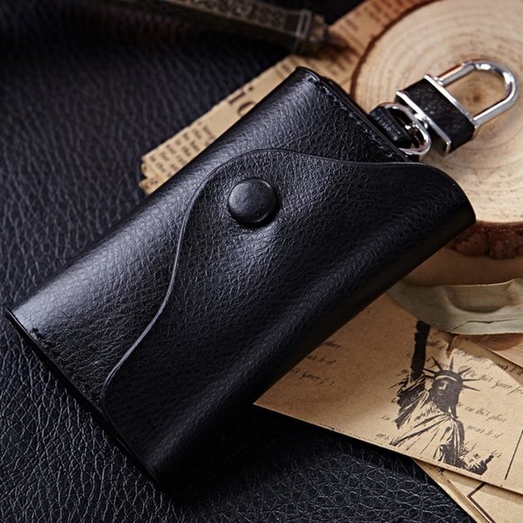 100% Leather Men's Key Holder & Credit Card holder - Picture 3 of 10